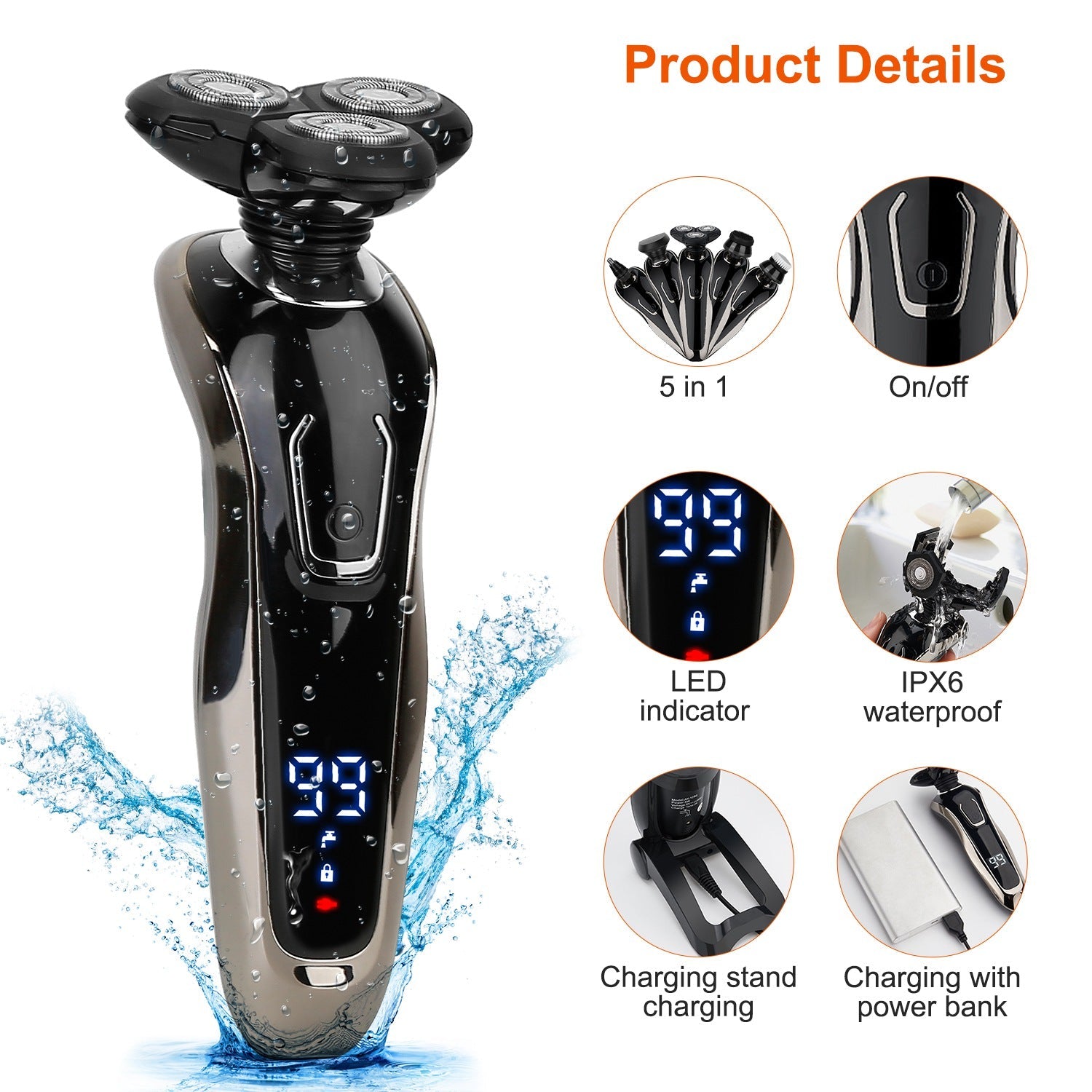 5-in-1 Electric Razor Shaver Sale Best Wholesale