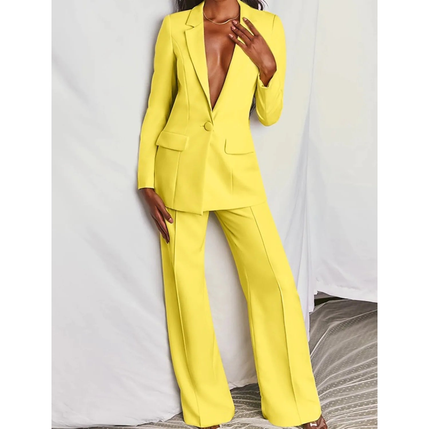 Women's Suits Regular Pocket Coat Formal Fashion Pay With Paypal Cheap Pice