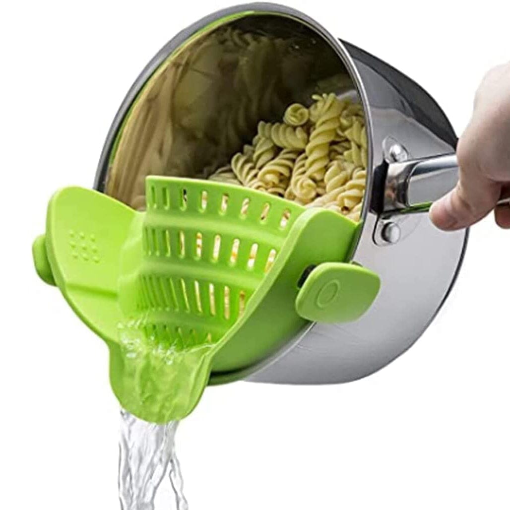 Adjustable Silicone Pot Strainer and Pasta Strainer Perfect Sale Online