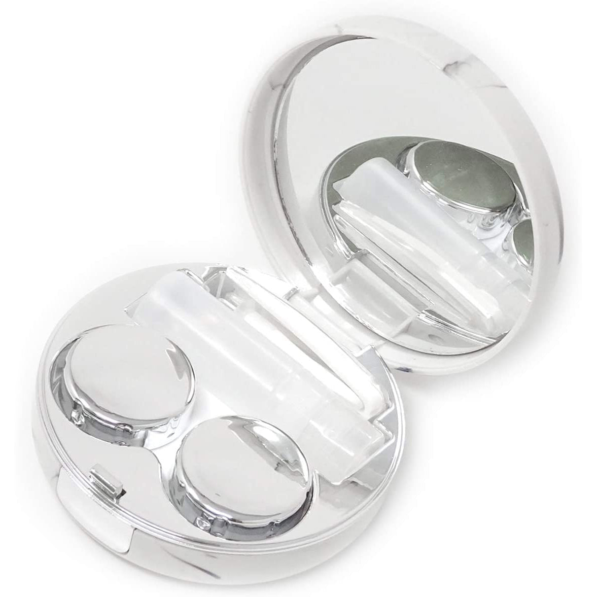 Honbay Fashion Marble Contact Lens Case with Mirror Choice For Sale