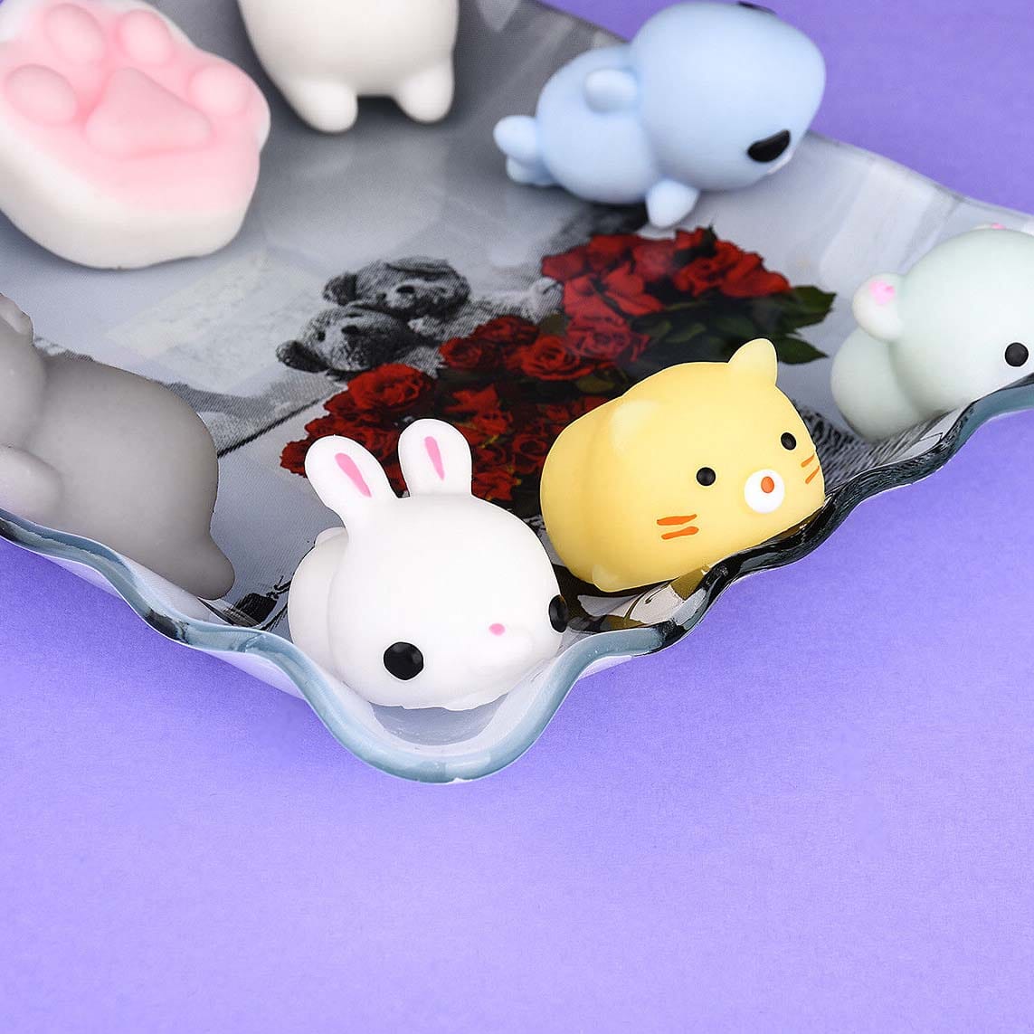 20-Pieces: Cute Animal Kawaii Stress & Anxiety Relief Squishy Toys Outlet Locations Cheap Online