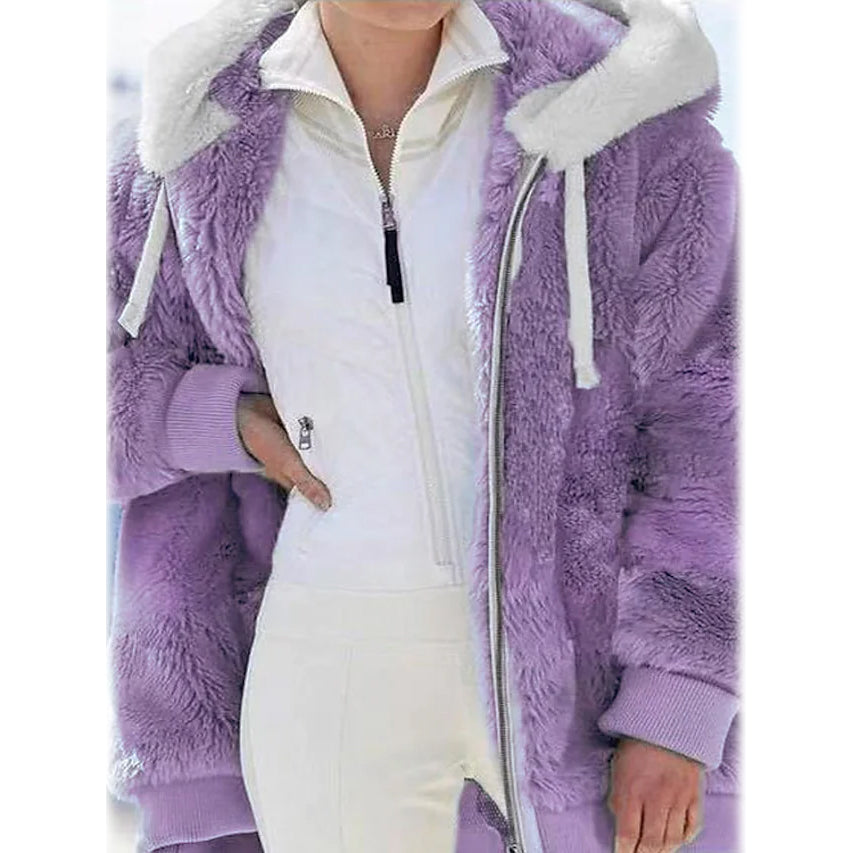 Women's Plus Size Hoodie Coat Long Sleeve Outlet Low Pice Fee Shipping