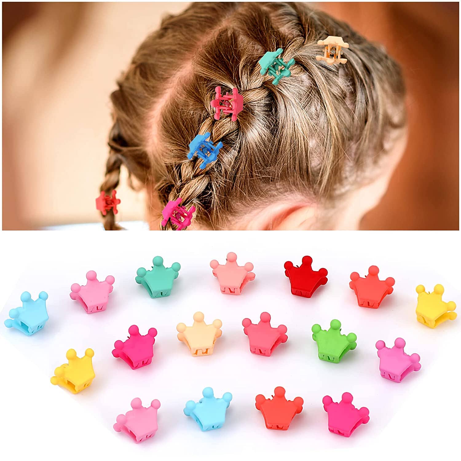 100-Pieces: Non-Slip Colorful Mini Hair Claw Clips Clamps Accessories Cheap Sale Online Online