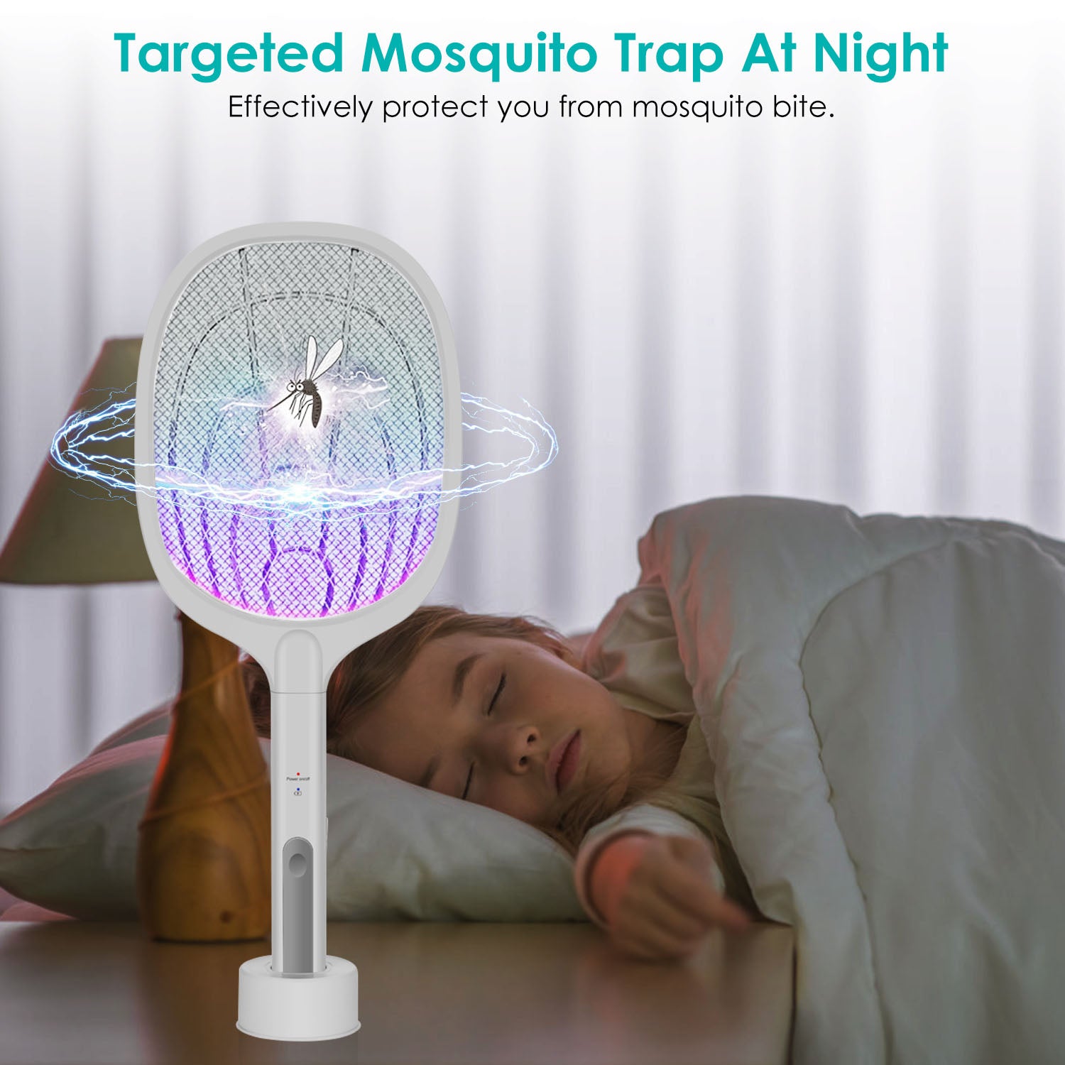 2-in-1 Electric Rechargeable Bug Zapper Insect Killer Looking For Sale Online