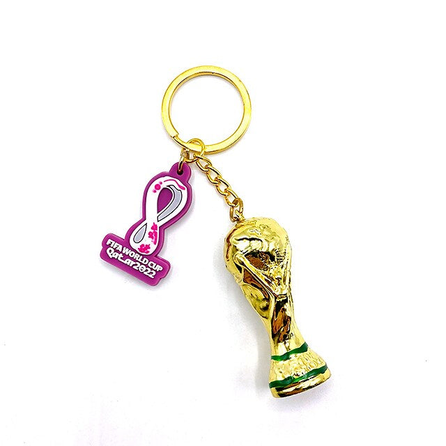 3-Pieces: Keychain Small Pendant Mascot Emblem 2022 Qatar World Cup Cheap Sale For Cheap