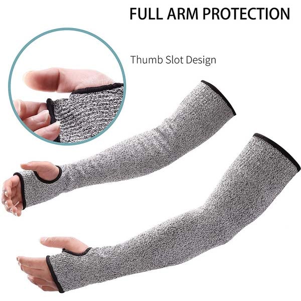 2-Pair: Safety Arm Sleeve Anti Cut Puncture Proof Choice