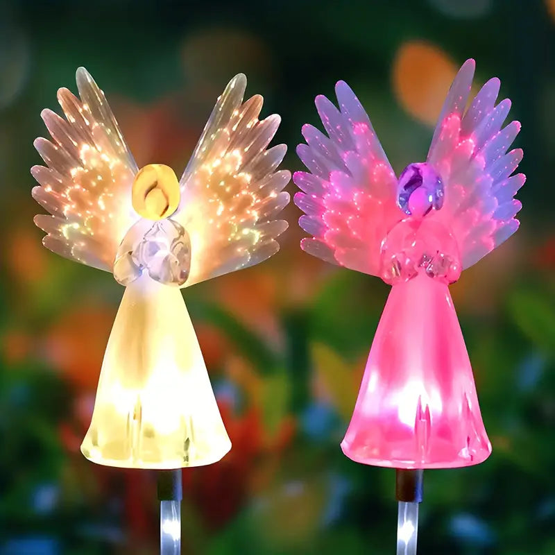 2-Pack: Angel Solar Garden Lights Clearance Choice