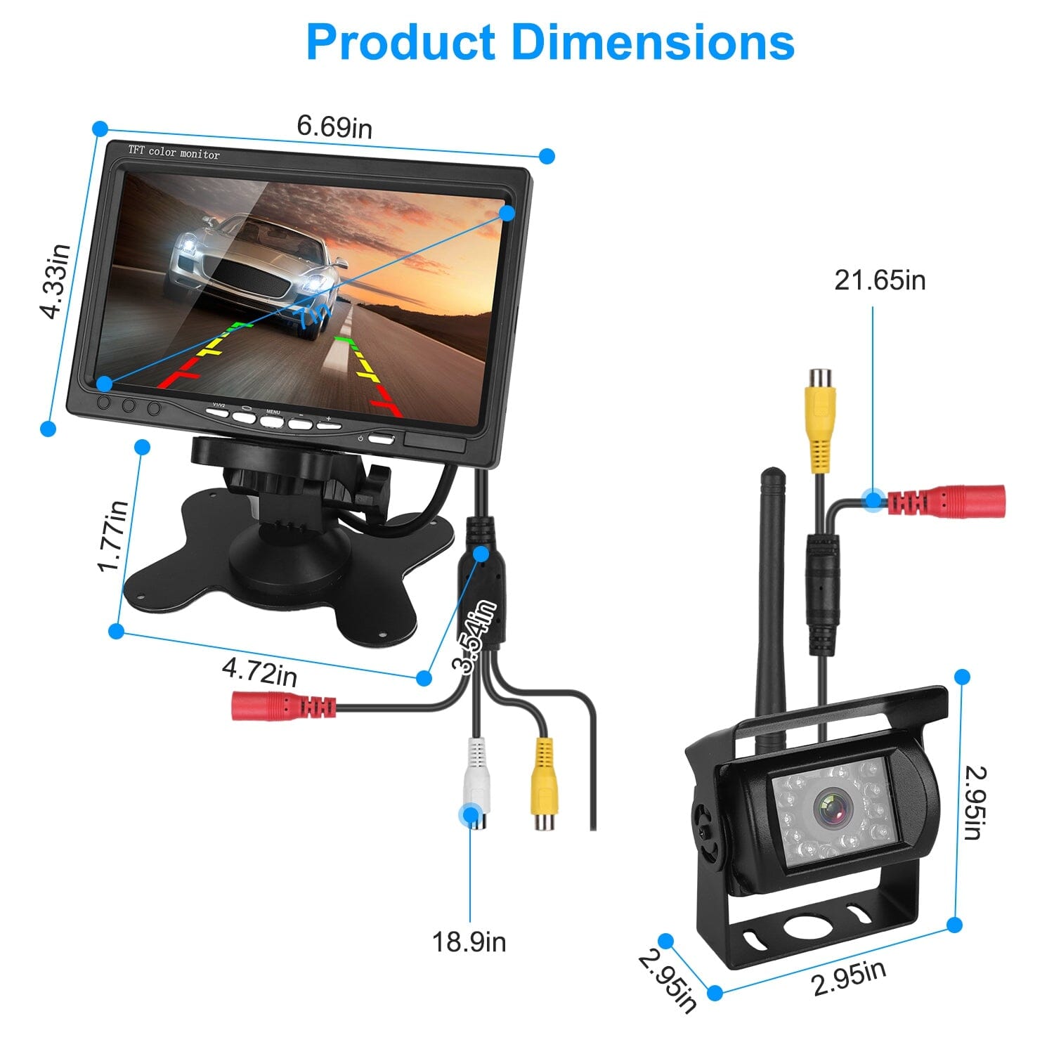 Wireless Backup Camera System Vehicle Rear View Monitor Kit Cheap Sale Online Online