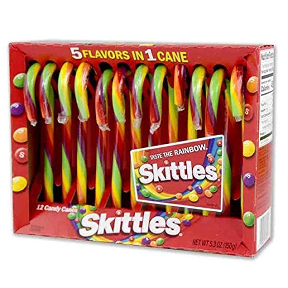 60 Count Skittles Candy Canes Sale Hot Sale