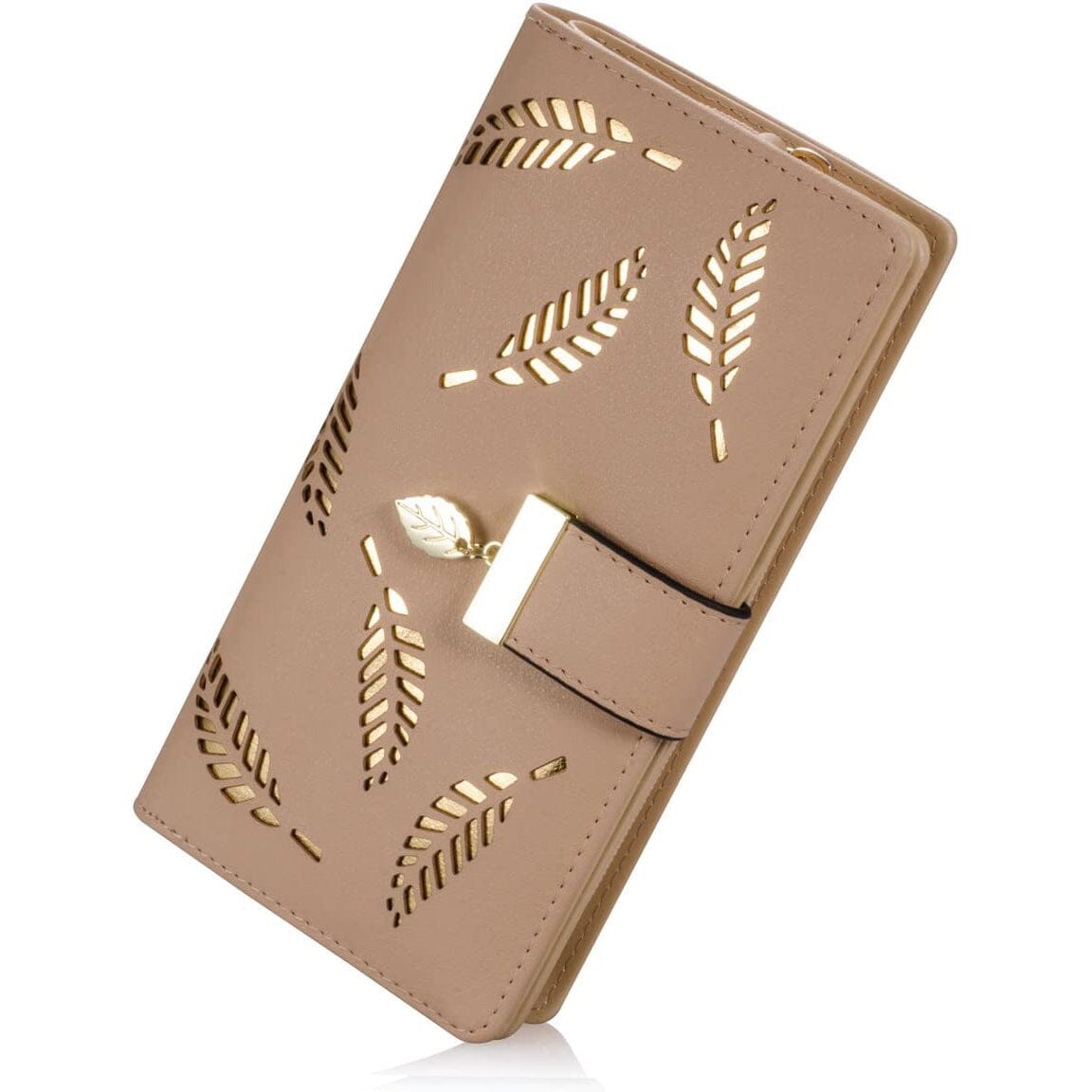 Sweet Cute Women's Long Leaf Bifold Wallet Cheap Sale Collections