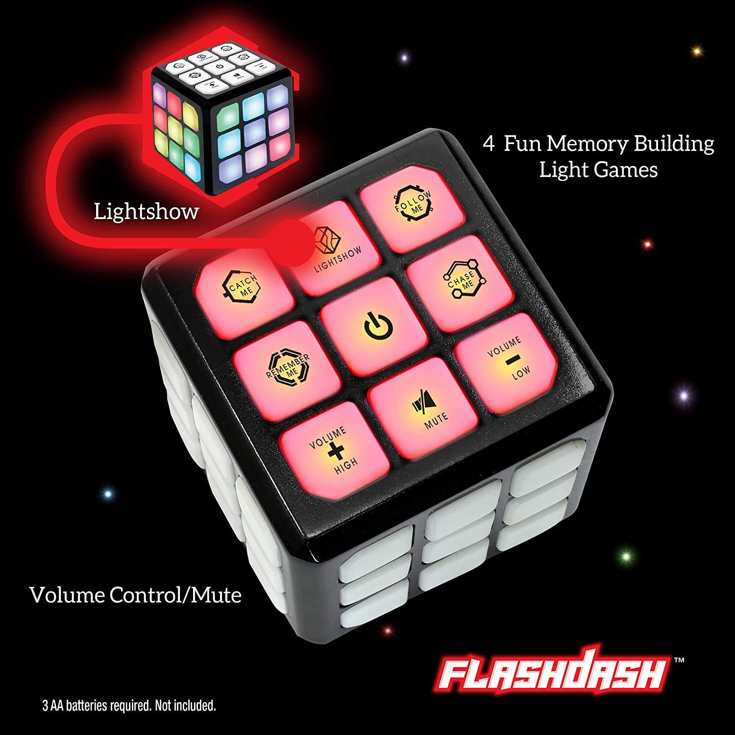 Winning Fingers Flashing Cube Electronic Memory and Brain Toy Free Shipping Official