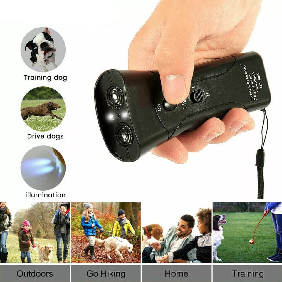 Ultrasonic Pet Dog Anti Bark Training Chaser Control Device Official Site