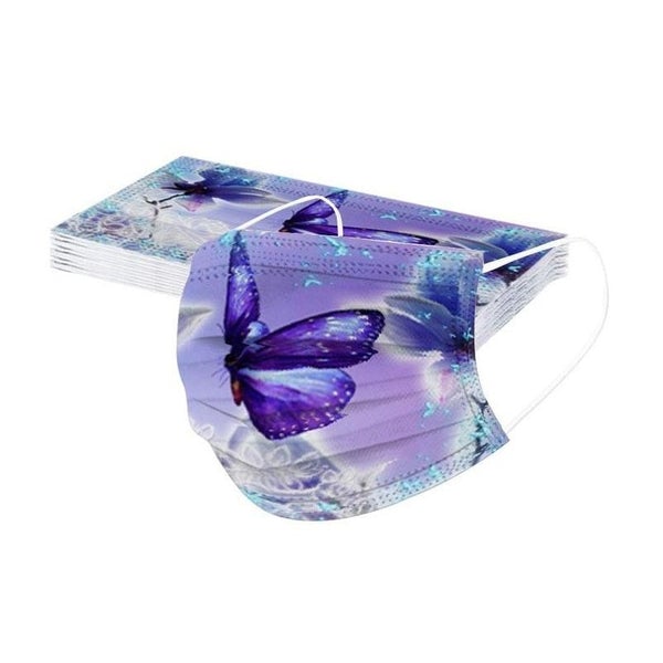 3-Ply Ear Loop Butterfly Printed Mask Reliable Online