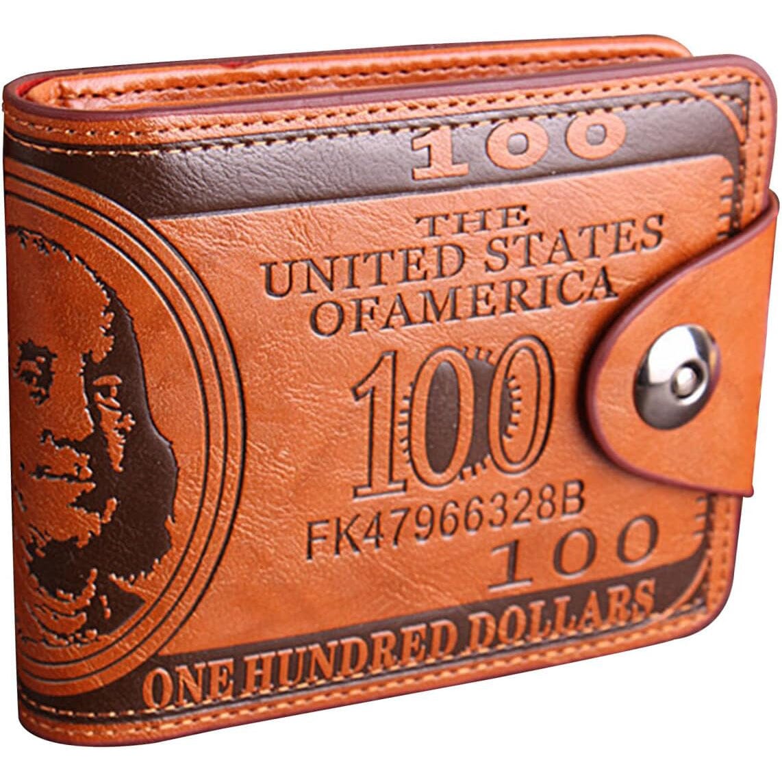 Men's USD Bill Wallet Billfold Leather Credit Card Photo Holder Outlet Store Locations