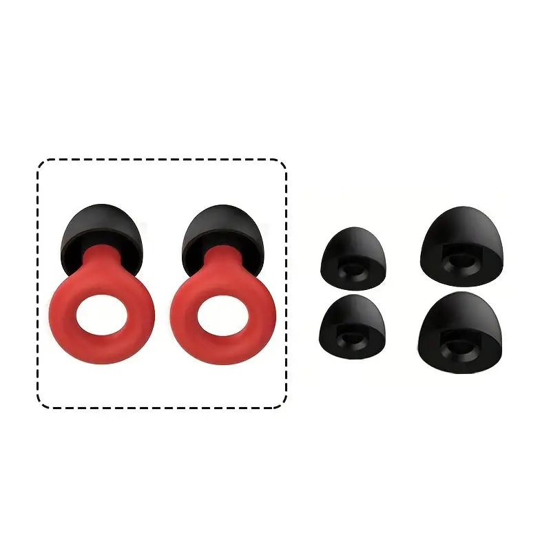 Pair of Super Soft, Reusable Silicone Ear Plugs Discount Pices