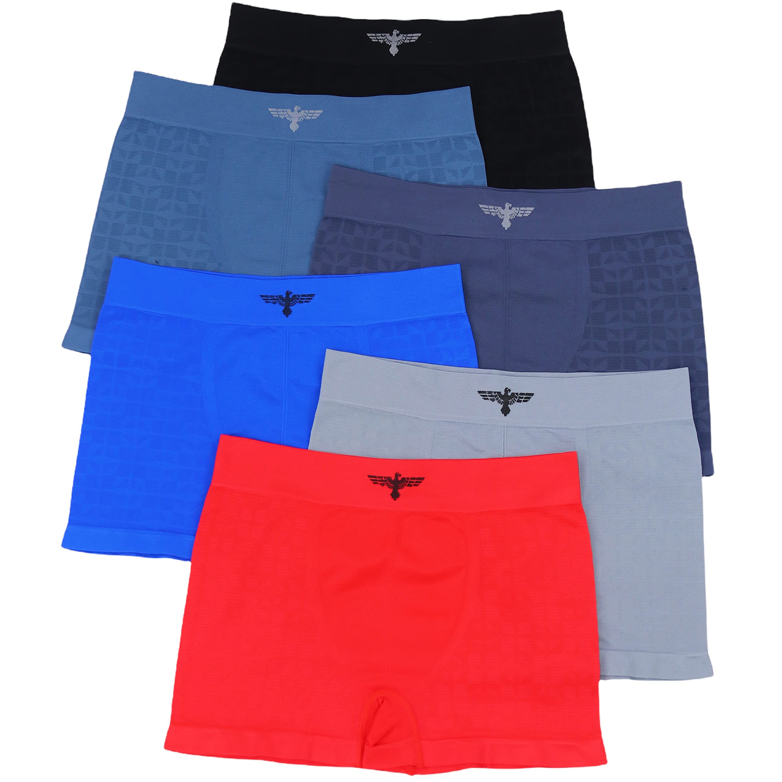 6-Pack: ToBeInStyle Men's Seamless Boxer Briefs Clearance Store Cheap Online