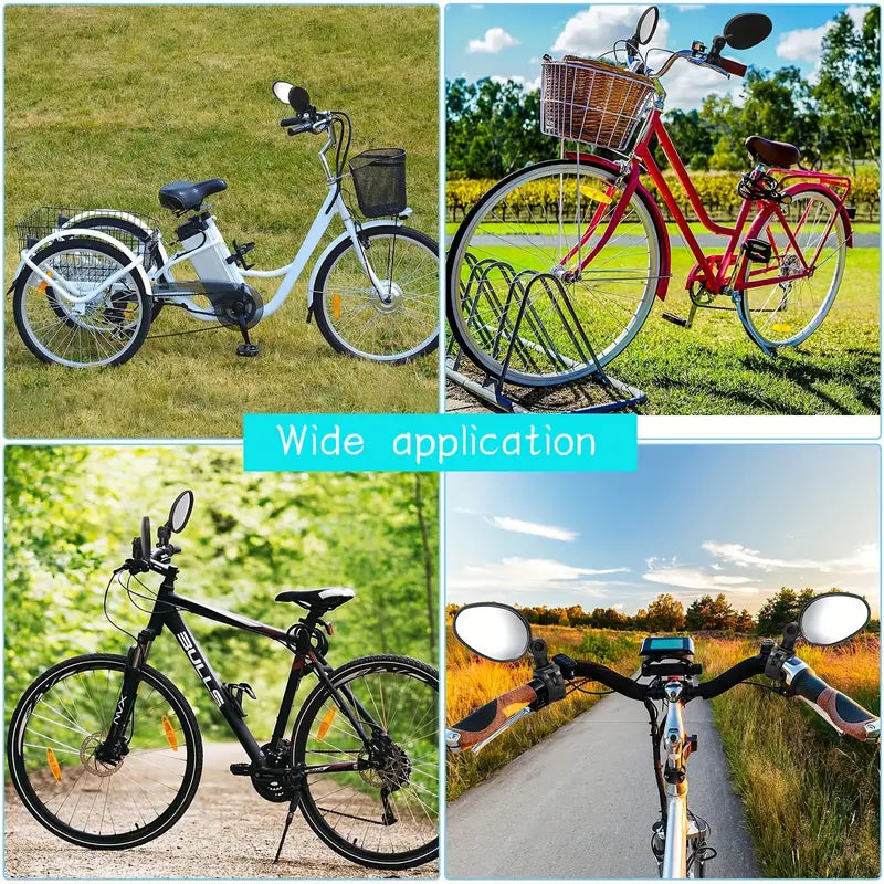 2-Piece: 360° Adjustable Rotatable Handlebar Mirror - Wide Angle Bicycle Mirror Buy Cheap Official Site