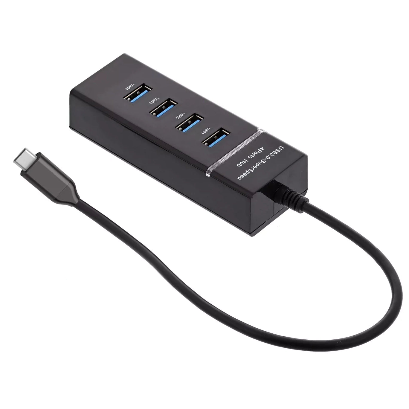 Ematic EUSB340 USB 3.1 Type-C to 4 Port USB Hub (Black) Discount Authentic Online