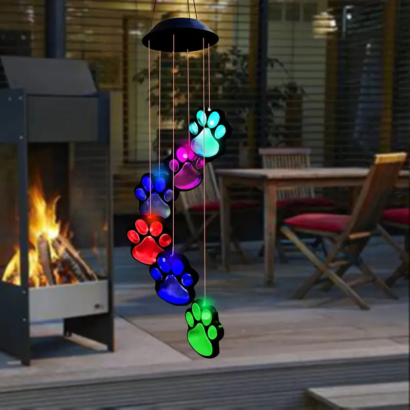 Solar Dog Claw Wind Chime Light Outlet Best Pices