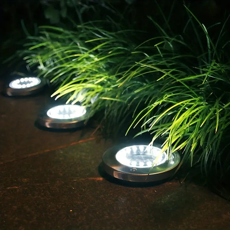 4-Pack: Waterproof Solar Garden Lights Online Online Cheap Online