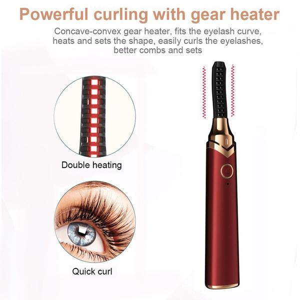 3 Gear Adjustment Electric Heated Eyelash Curler Free Shipping Looking For