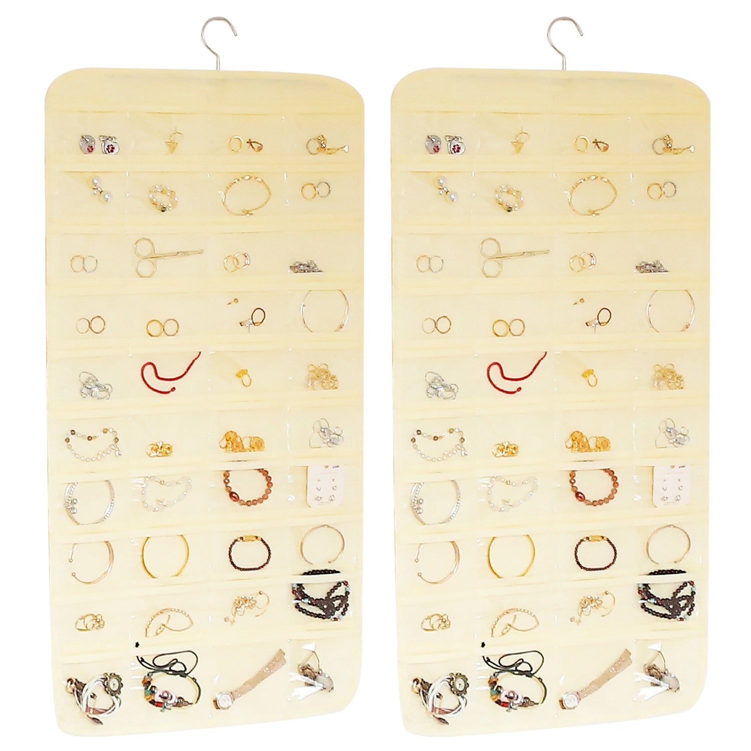 2-Piece: Hanging Jewelry Organizer Cheap