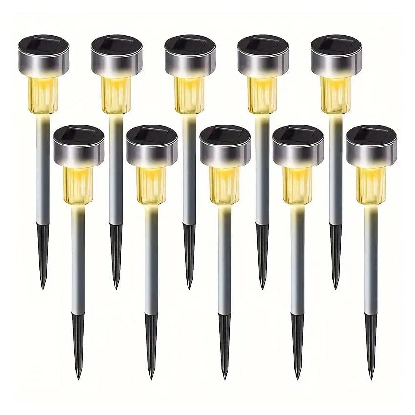 10-Pack: Outdoor Solar Landscape Lawn Light Outlet Classic