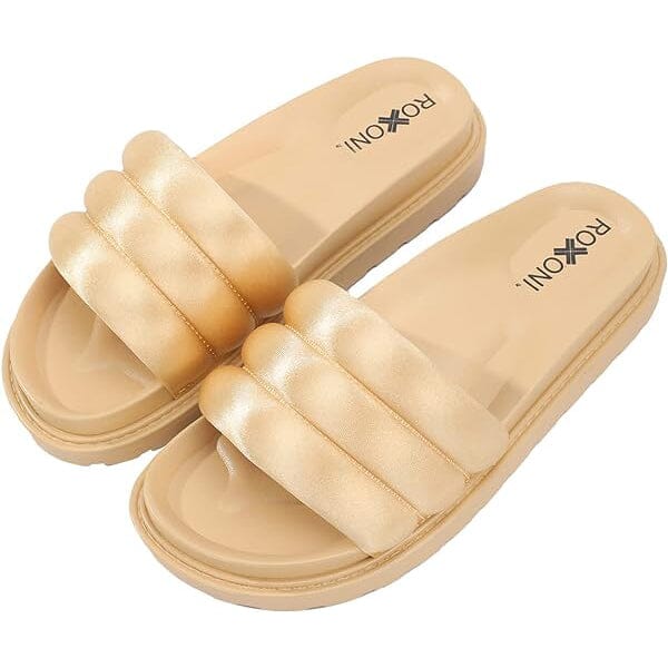 Women's Padded Strap Slide Sandals Stylish Open Toe Sandals High Quality For Sale