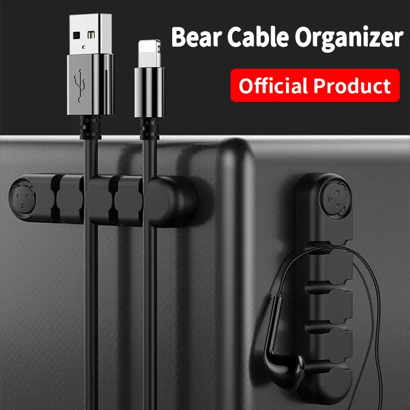 Bear Silicone Wire Organizer Storage Outlet Pices