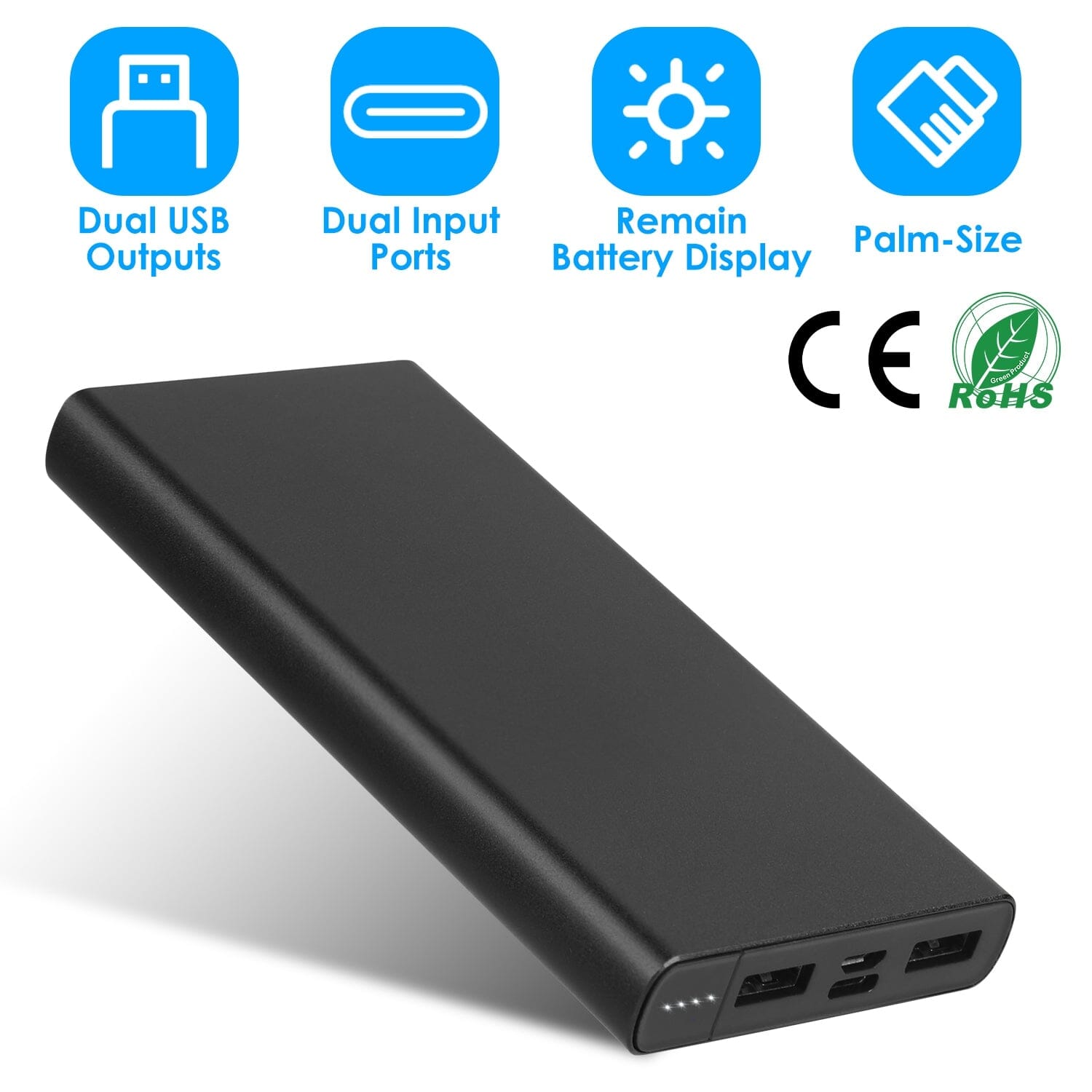 20000mAh Power Bank Portable External Battery Pack with Dual USB Output Ports Type C Micro USB Input Buy Cheap Comfortable