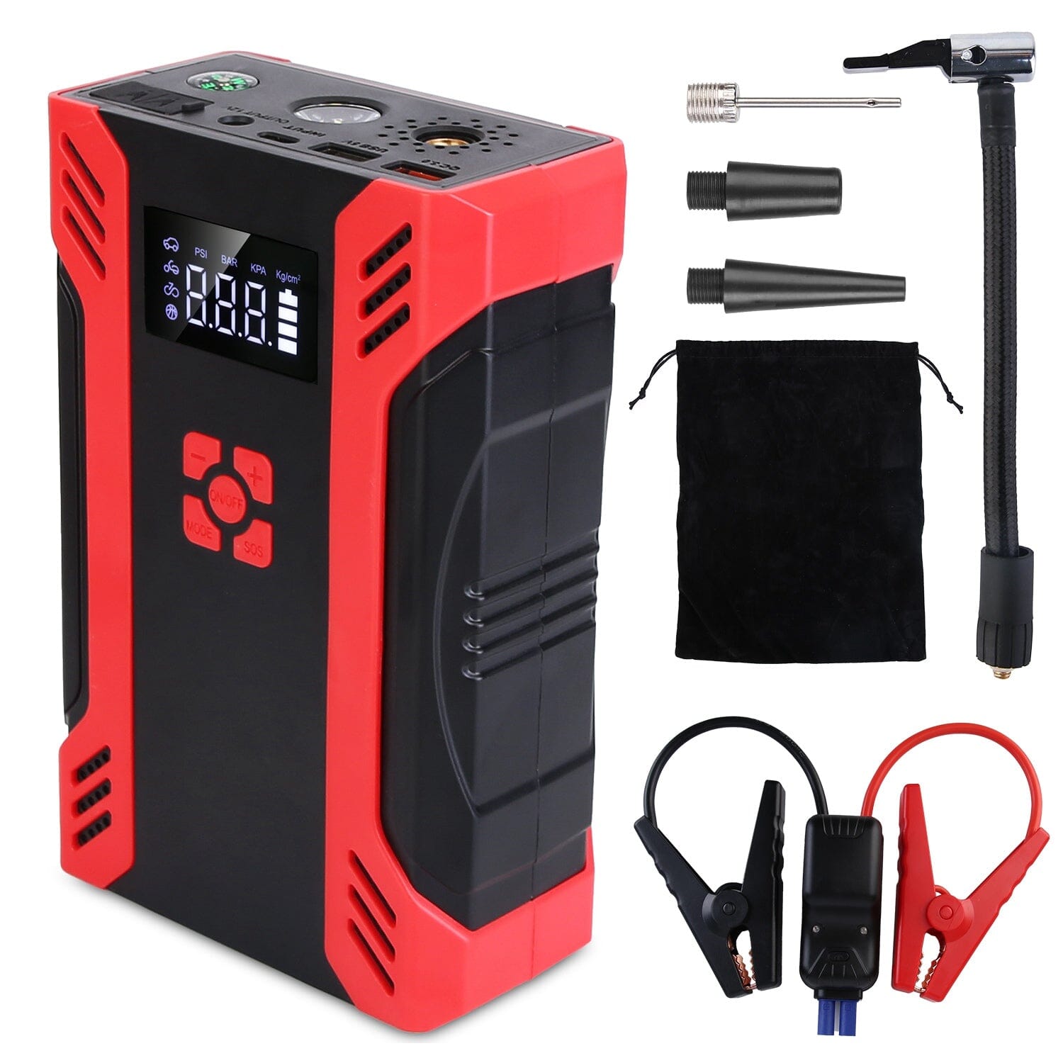 Car Jump Starter with Air Compressor Cheap Pice Free Shipping