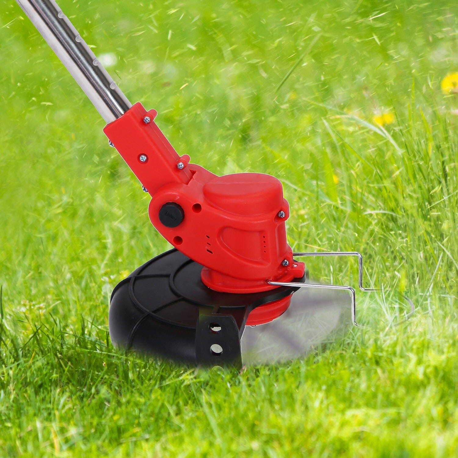 3-in-1 Electric Cordless Grass Wacker Battery Powered Grass Trimmer with Wheels Adjustable Head with 2-Pieces 2500mAh Batteries Really Cheap Shoes Online