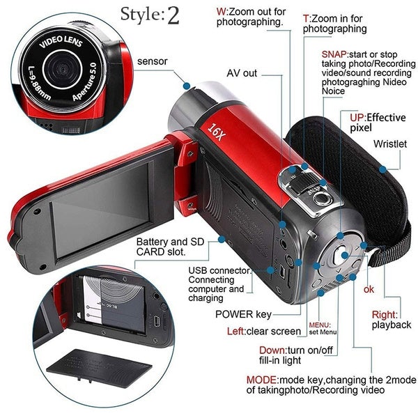 Digital Video Camera Camcorder Full HD Outlet Where Can You Find