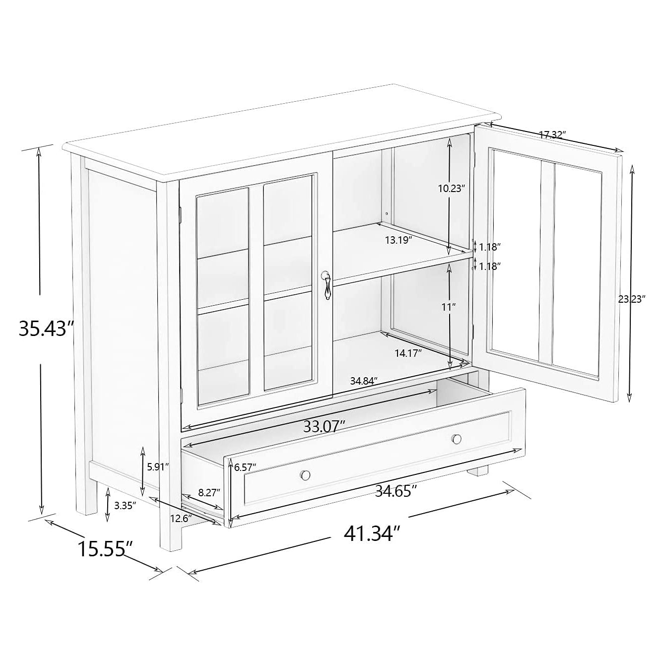 Modern Storage Cabinet with Metal Handles Cheap For Nice