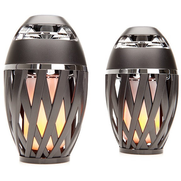 2-Pack: Tiki LED Flame Bluetooth Speakers Free Shipping Deals