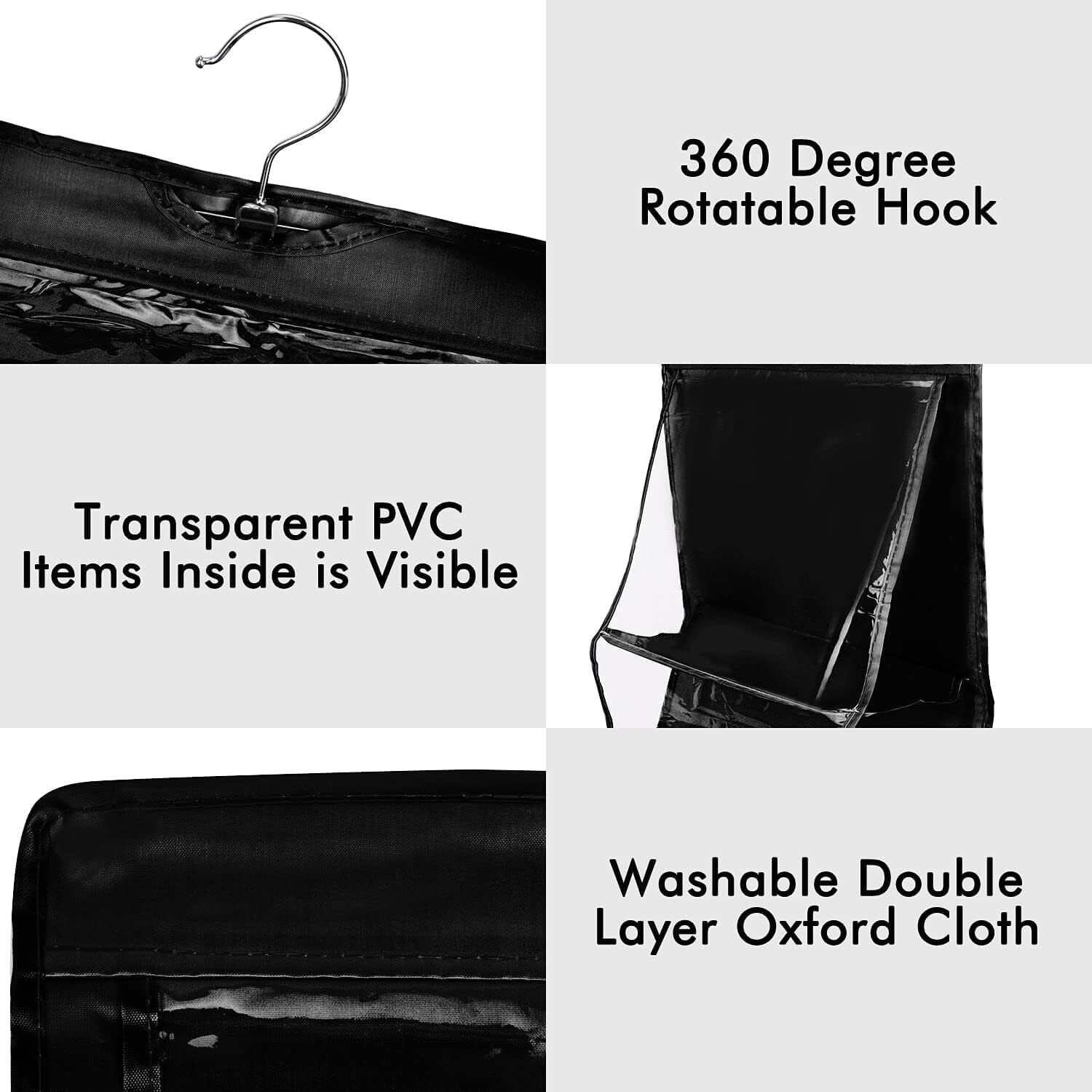 8 Pocket Hanging Purse Organizer Handbag Storage Hanger Discount Largest Supplier