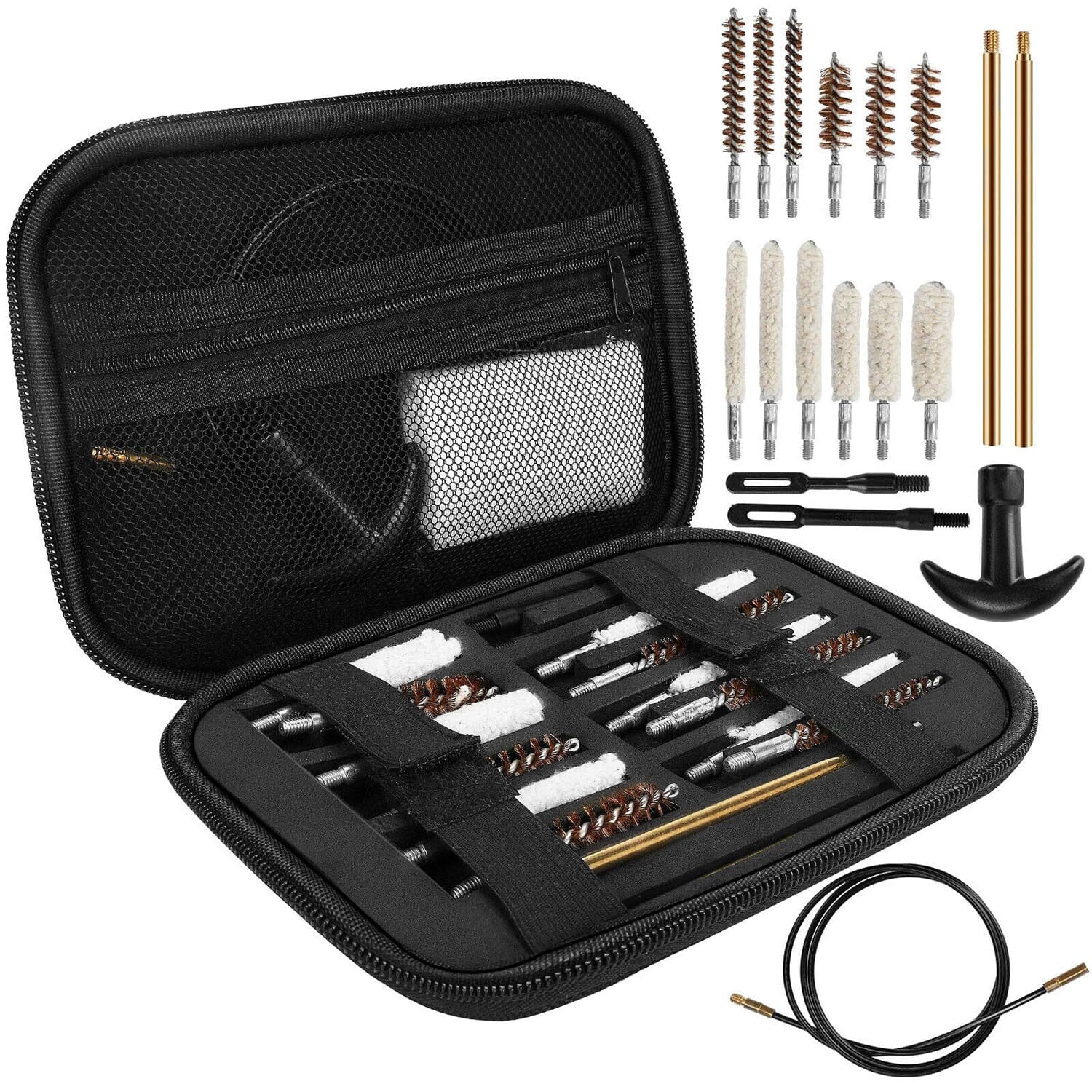 Universal Gun Cleaning Kit with 39.3 Flex Cable Brass Rod Cheap Sale Wholesale Pice