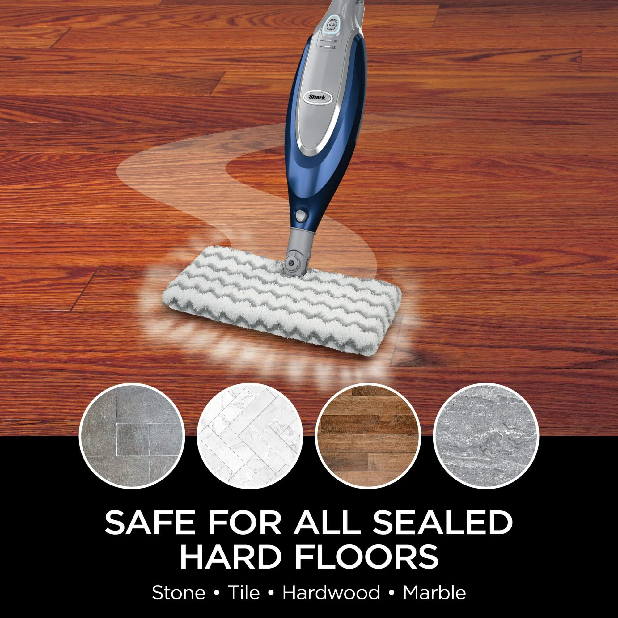 Shark SE460 Professional Steam Pocket Mop for Hard Floors, Deep Cleaning and Sanitization (Refurbished) Low Pice Fee Shipping Online