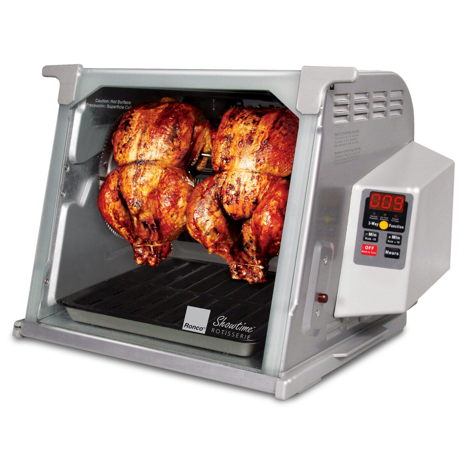 Ronco Digital Rotisserie Oven, Platinum Digital Design, Large Capacity Clearance Official