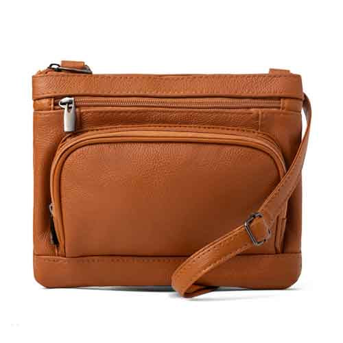 Super Soft Leather Wide Crossbody Bag Cheapest Pice Cheap Online