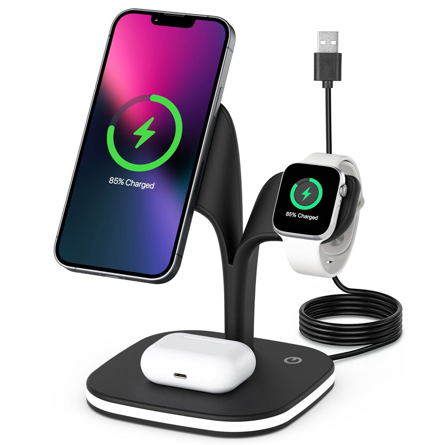 4-in-1 Magnetic Wireless Charging Station Dock Cheap Fashion Style