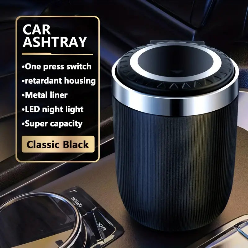 Car Ashtray Multi-functional Universal Household Portable Metal Liner Ashtray Free Shipping Good Selling