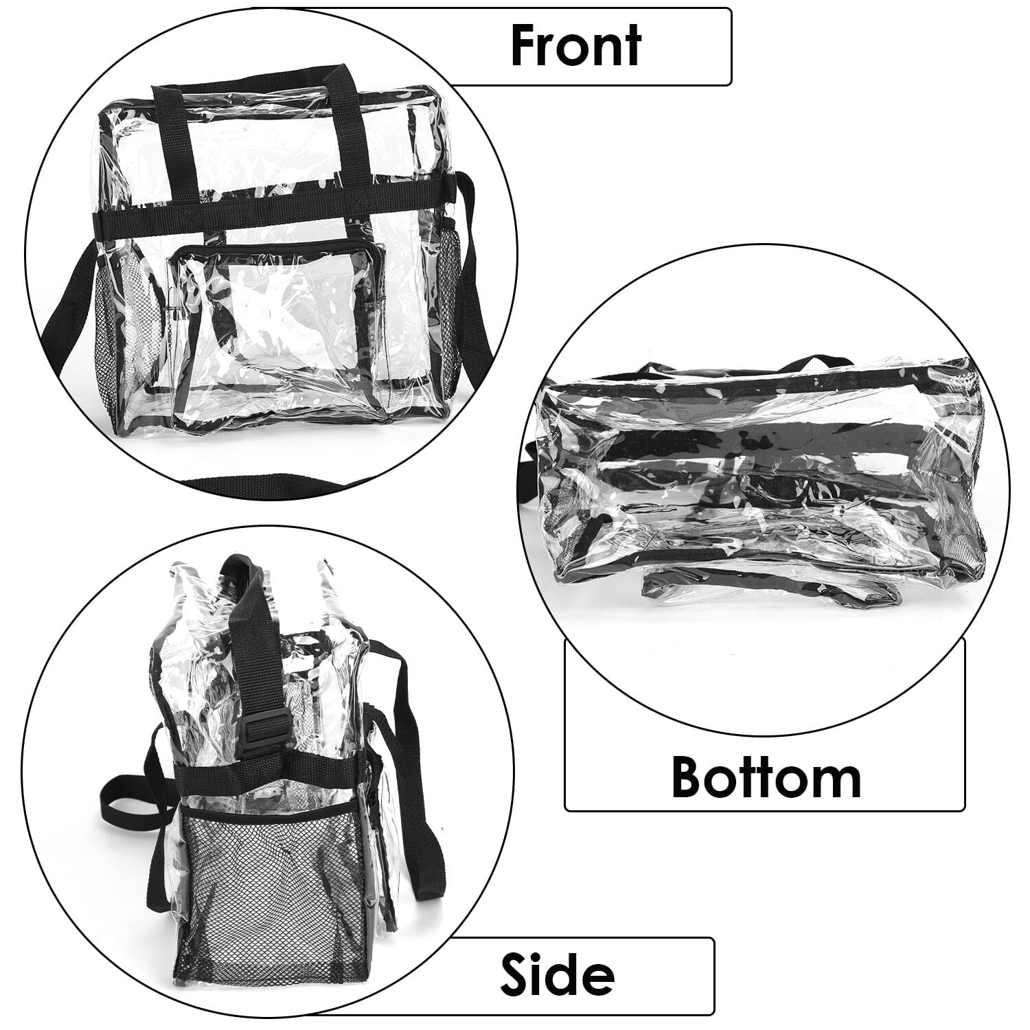 Clear Transparent Shoulder Bag Stadium Approved Clearance 100% Guaranteed