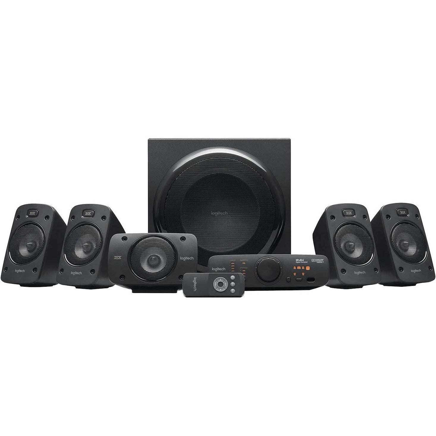 Logitech Z906 5.1 Surround Sound Speaker System - THX, Dolby Digital and DTS Digital Certified (Refurbished) Buy Cheap 100% Guaranteed