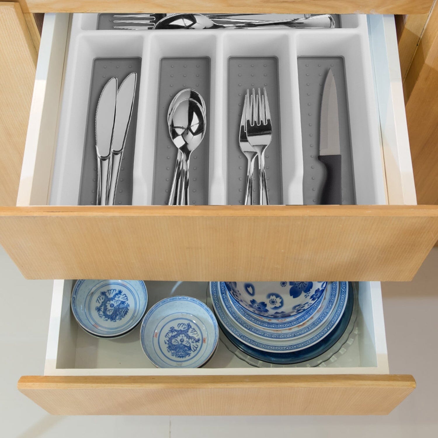 2-Piece: Silverware Utensil Organizer Discount Authentic