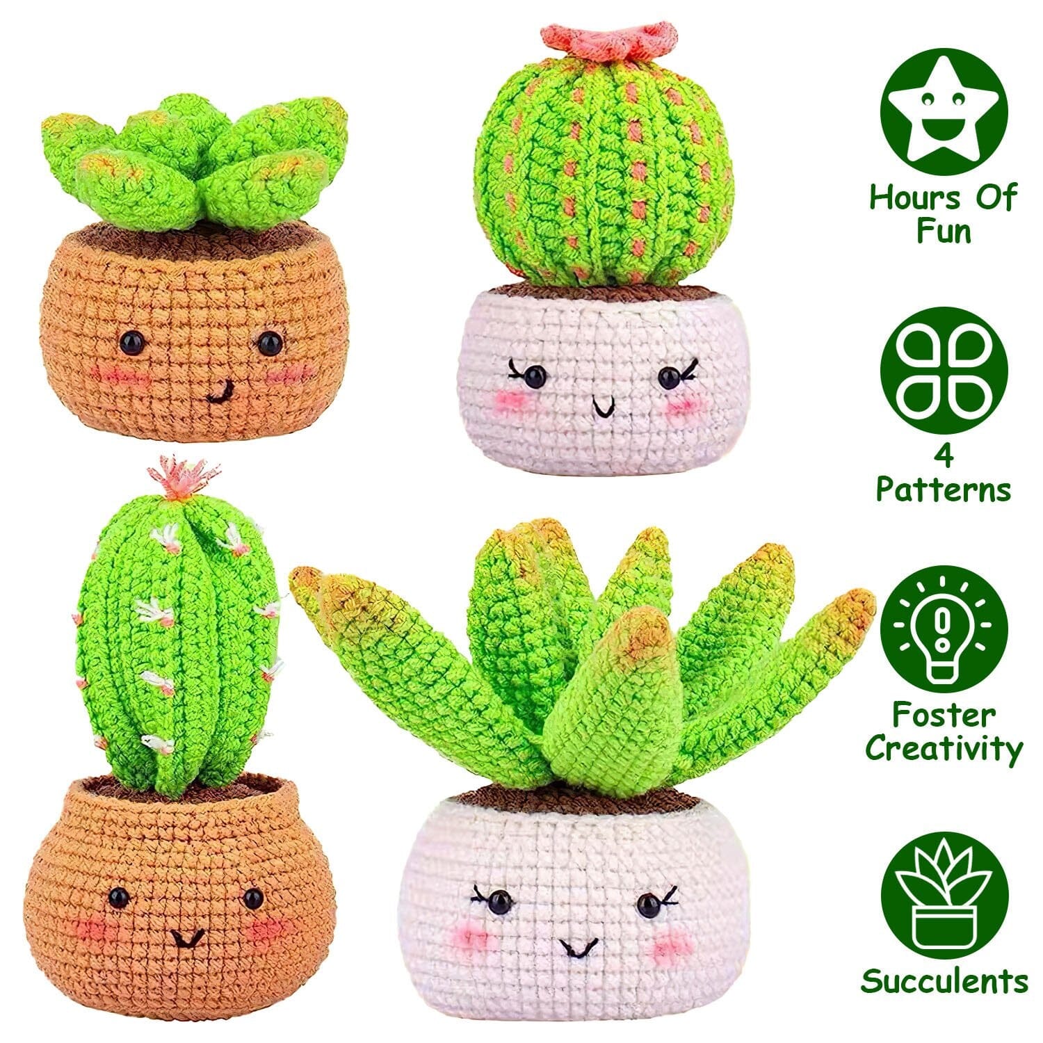 Crochet Kit for Beginners DIY Knitting Supplies Sale New Styles
