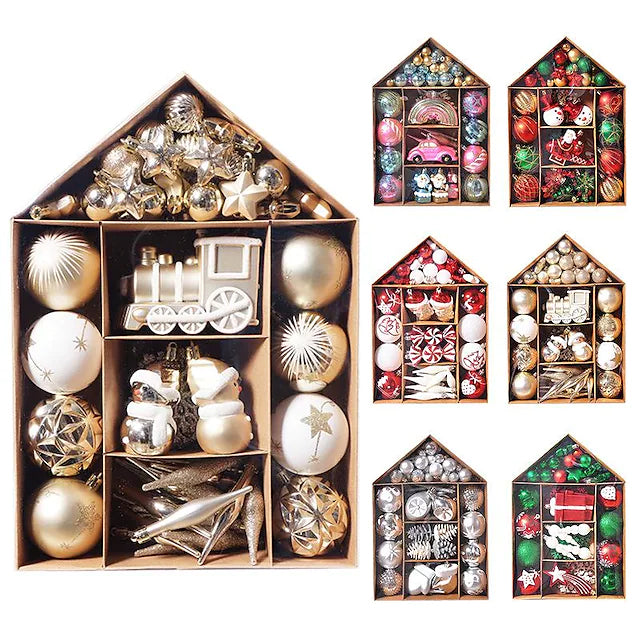 70-Pieces Set: Christmas Tree Decorations Christmas Ball Get To Buy For Sale