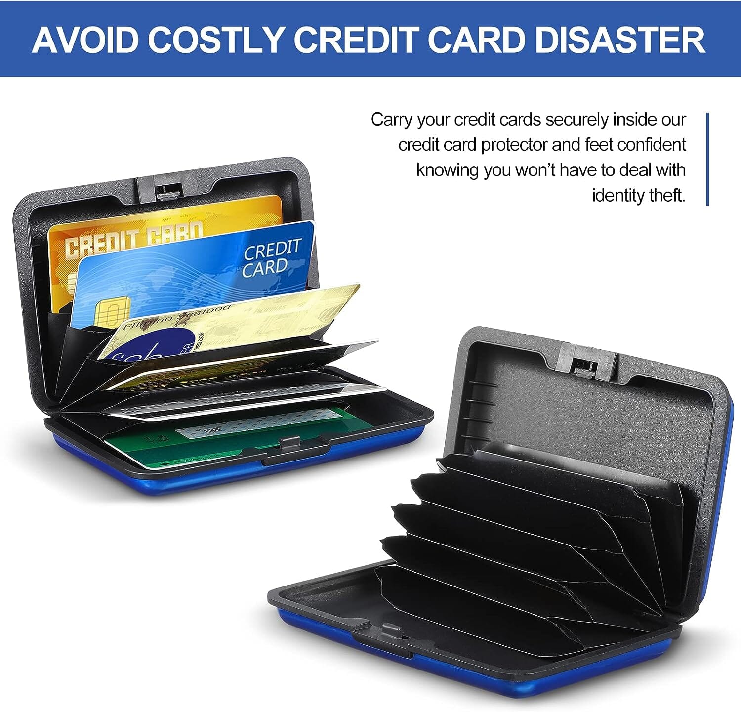 2-Pack: Credit Card Holder Slim Mini RFID Blocking Free Shipping Marketable