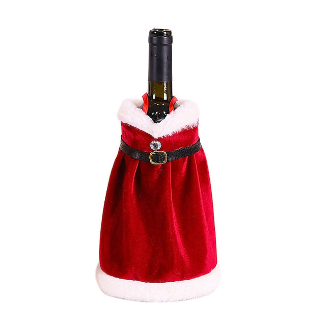 2-Pieces: Christmas Wine Bottle Cover Merry Christmas Decor Cheap Sale Footaction