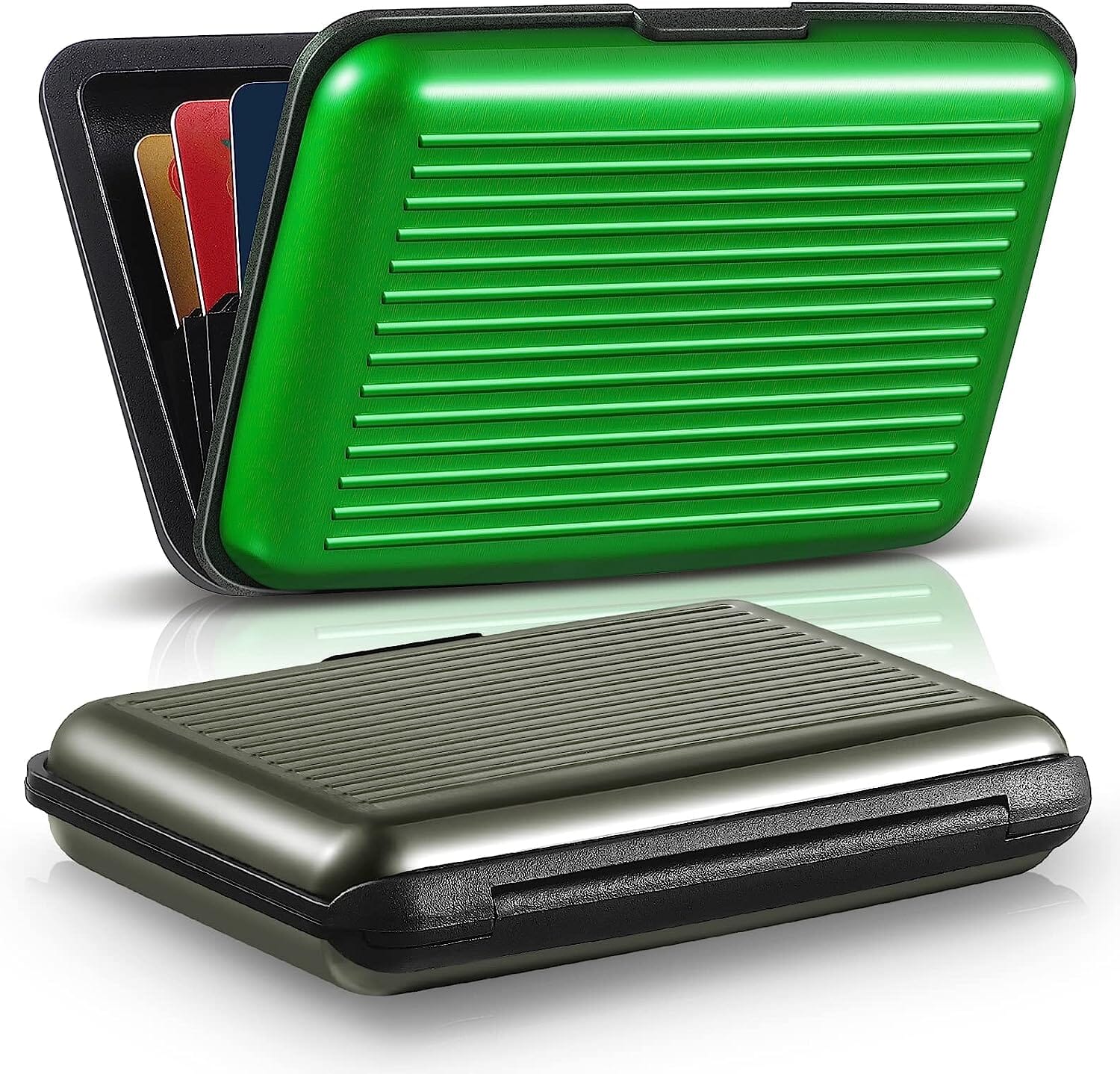 2-Pack: Credit Card Holder Slim Mini RFID Blocking Free Shipping Marketable